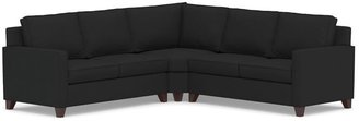 Pottery Barn Cameron Square Arm Upholstered 3-Piece L-Sectional with Wedge