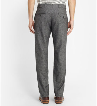 Oliver Spencer Regular-Fit Woven Cotton and Wool-Blend Trousers
