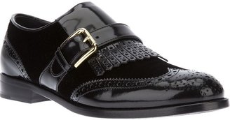 Dolce & Gabbana fringed monk shoe