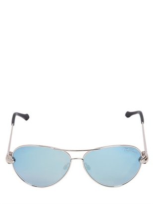 Roberto Cavalli Mirrored Aviator Sunglasses