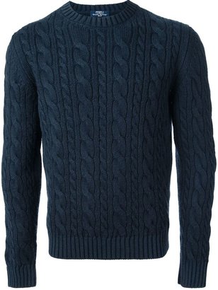 Fedeli cable knit jumper