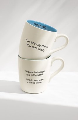 Santa Barbara Design 'That's All - You Are the Luckiest Guy in the World. I Would Love to Be Married to Me' Mug