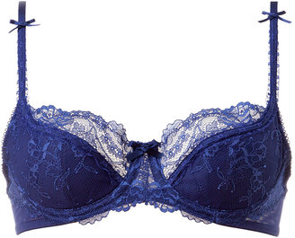 Elle Macpherson Intimates Blue Print Lace Artistry Contour Bra
