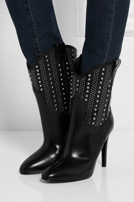 Saint Laurent Debbie studded leather ankle boots