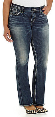 Silver Jeans Co. Plus Suki Mid-Rise Slim Bootcut Jeans