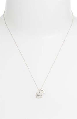 Dogeared 'Mom Loved - Heart' Pendant Necklace (Nordstrom Exclusive)