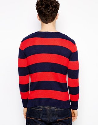 Gant Crew Neck Striped Sweater