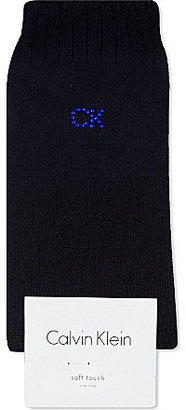 Calvin Klein Crystal logo soft touch socks