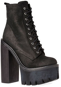 Jeffrey Campbell The Syndicate Boot in Black - ShopStyle Platforms