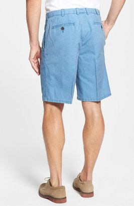 Peter Millar Flat Front Linen & Cotton Shorts