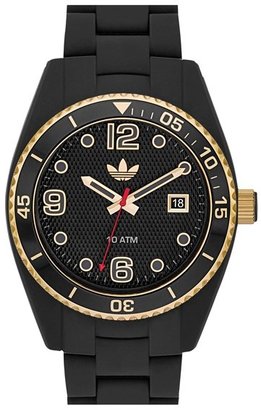adidas 'Brisbane' Silicone Bracelet Watch, 42mm