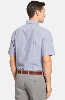 Nordstrom Regular Fit Stripe Seersucker Sport Shirt