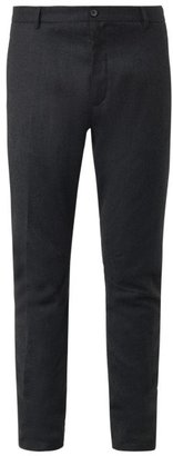 Lanvin Zip-cuff flannel trousers