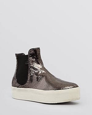 No.21 Platform High Top Sneakers - Dbl Sole Band