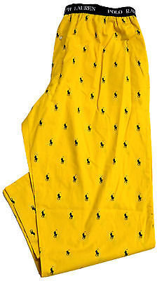 Polo Ralph Lauren Sleep Lounge Pants Pajamas Mens Sleepwear Pony Logo Nwt Rl