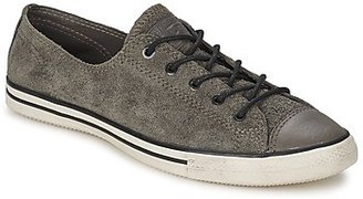 converse grey leather womens