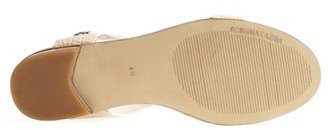 BCBGMAXAZRIA 'Brannon' Croc Embossed Flat Sandal