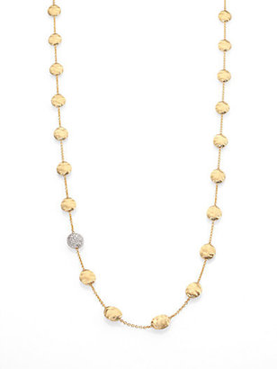 Marco Bicego Siviglia Diamond & 18K Yellow Gold Station Necklace
