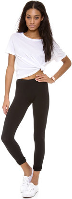 So Low SOLOW High Rise Stirrup Leggings