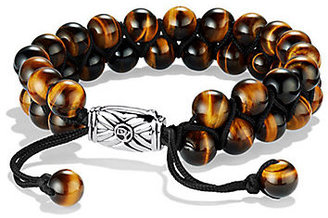 David Yurman Spiritual Beads Two-Row Tiger's Eye Bracelet