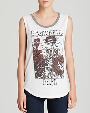 Chaser Tank - Grateful Dead Skeleton Rose