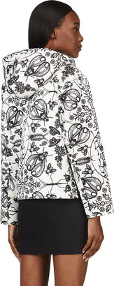 Alexander Wang Ivory Insect & Floral Print Pullover