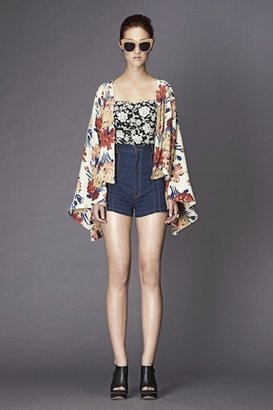 Winter Kate Roque Jacket in Pink Floral Print