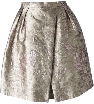 Charlott baroque front pleated skirt