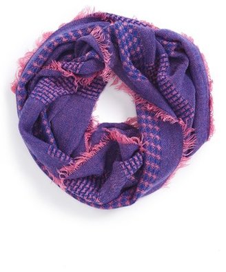 Capelli of New York Two-Tone Woven Infinity Scarf (Girls)