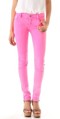 Alice + Olivia Neon 5 Pocket Skinny Jeans