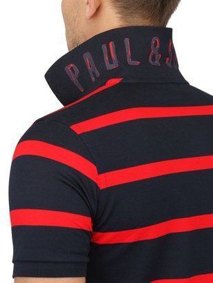 Paul & Shark Striped Cotton Piqué Polo Shirt