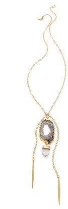 T. Kilburn Geode Crystal & Needles Necklace