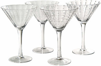Artland Cambria Set of 4 Martini Glasses