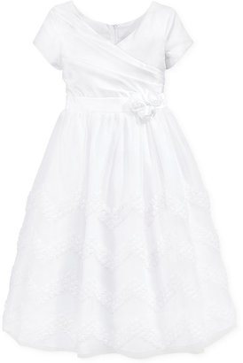 Bonnie Jean Girls' Chevron Bonaz Communion Dress