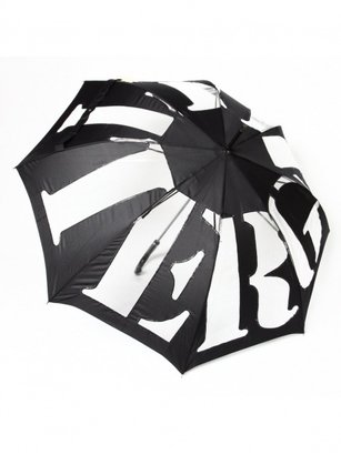Jean Paul Gaultier Transparent Gaultier Umbrella Black