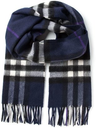 Burberry 'House check' fringed scarf