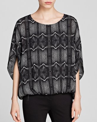 Vince Camuto Python Print Batwing Sleeve Blouse - Bloomingdale's Exclusive