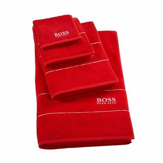 HUGO BOSS Plain poppy hand towel 50x100