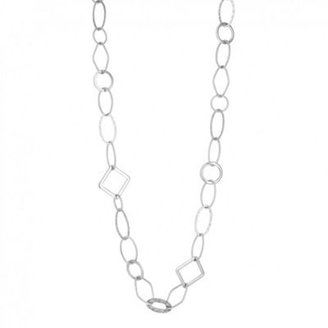 Ben de Lisi Principles by Designer textured link long chain necklace