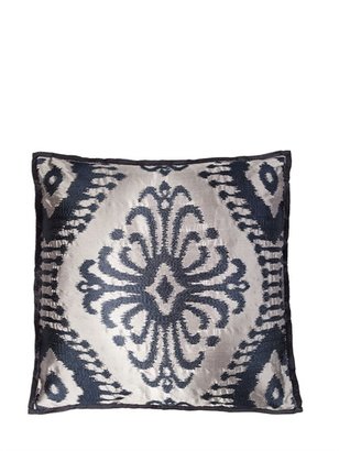 Designers Guild Pashan Graphite Silk Pillow