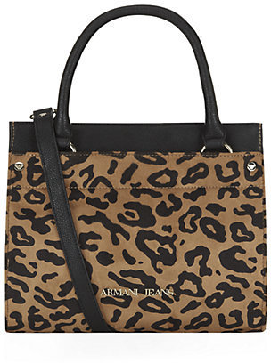 Armani Jeans Small Leopard Crossbody Bag