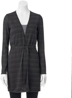 Ab studio striped space-dyed cardigan - women's