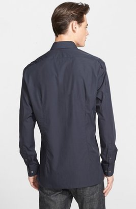 John Varvatos Collection Slim Fit Tonal Check Dress Shirt
