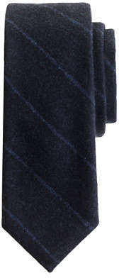 J.Crew Italian wool tie in royal indigo stripe