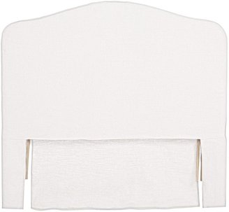 Richmond Shabby Chic white double loose cover headboard