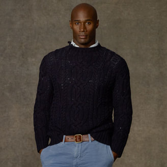 Polo Ralph Lauren Big & Tall Cotton Cable-Knit Sweater