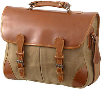 Mulholland 'Anglers  Business LogicTM' Waxed Canvas & Leather Bag