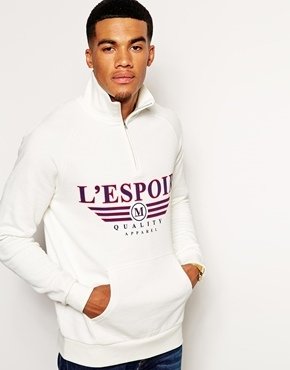 ASOS Track Top With Print - white