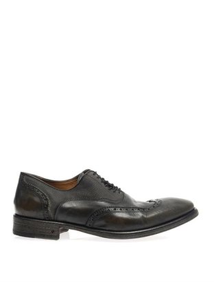 John Varvatos Fleetwood leather oxford shoes