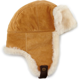 UGG Shearling Trapper Hat, Chestnut